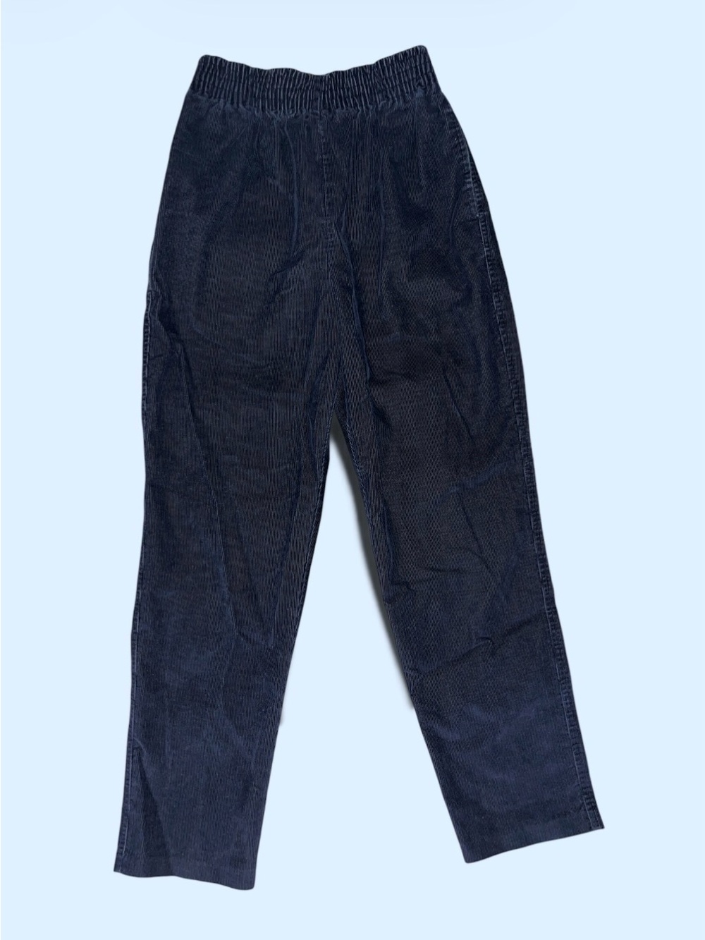 Vintage Cabin Creek Women's Corduroy Elastic-Waist Pants - Navy